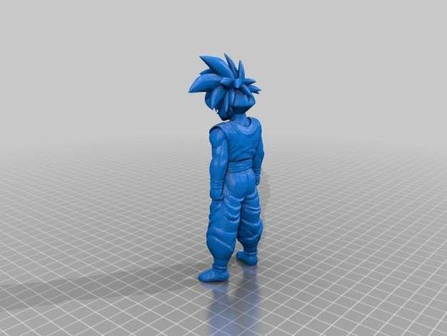 Download free STL file gohan ssj and ssj2 • 3D printable object ・ Cults