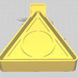 deathly_hallows_in_cura.png Deathly Hallows Harry Potter - 3D Model Mold Box for Silicone Freshie Moulds