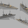 HMS Invincible.png Battle of Jutland battleship pack 1/2000, 1/2400