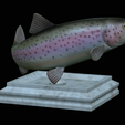 Rainbow-trout-trophy-open-mouth-1-8.png fish rainbow trout / Oncorhynchus mykiss trophy statue detailed texture for 3d printing