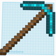 Minecraft-Diamond-Pickaxe-1.png Minecraft Diamond Pickaxe