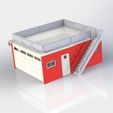 box-2021-b.jpg Файл STL MODEL GARAGE STAND PIT BOX SLOT RACING 1/32 AROMUR・Дизайн для загрузки и 3D-печати