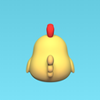 Cod385-Funny-Chicken-Keychain-4.png Funny  Chicken Keychain