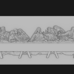 santa.png Файл STL Decorative THE LAST SUPPER STL for 3D printing 3D print model・Модель 3D-принтера для скачивания