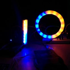 93c1a24a909a9a5c22d75c3025d97f78_display_large.jpg Free STL file WS2812 NeoPixel 16-Led Ring Diffuser・3D print design to download, urish