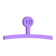 Radius gauge 10.stl Radius gauge for guitar necks
