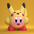 1untitled.png Kirby Pikachu Toy