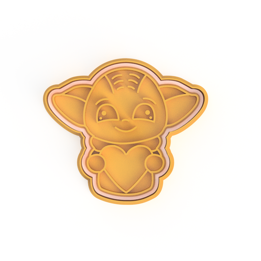Baby Yoda cookie cutter / Baby Yoda Cookie Cutter 3D model