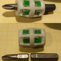 TorqueLimiter_1m.jpg Descargar archivo STL gratis Limitador de par para el destornillador eléctrico.・Modelo para la impresora 3D