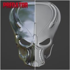 HAZE.jpg Télécharger le fichier Masque Predator Haze • Objet pour impression 3D, ShQarOk
