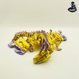 IMG_19106.jpg STL-Datei Majestätischer älterer Drache - Voll beweglich - Druck an Ort und Stelle - ohne Stützen - mit beweglichen Flügeln - Flexi・3D-druckbare Vorlage zum herunterladen