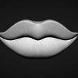01.jpg Figurine Lips 3D print model
