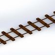 10_sleepers.JPG Sleepers to make Gauge 1 or G tracks with 10x2 mm aluminium sections.