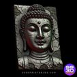 budha-3d-printable-stl-5.jpg Buddha Bas-Relief STL – Sacred Serenity