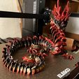 Flexi Print-in-Place Imperial Dragon with 3MF Included!