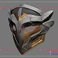 Arcane_Firelight_Leader_Mask_STL_3d_print_model_05.jpg Arcane Firelight Leader Mask - LoL League of Legends