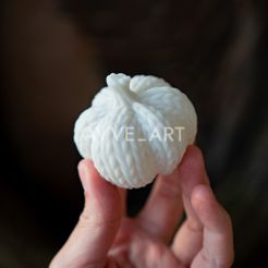 DSC05715-2_.jpg Archivo STL Calabaza de punto realista de Halloween・Modelo de impresora 3D para descargar