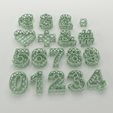 Symbols_2000x2000.png 3D file Moss Numbers and Symbols Pack・3D printing model to download