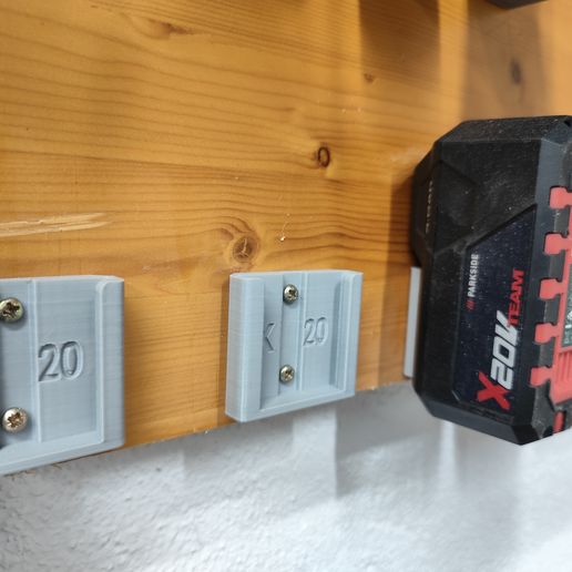 Soporte Batería X20V Parkside
