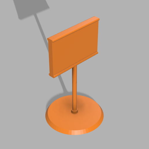 🔝 Sign Stand・ STL File for ・Cults