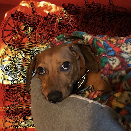 Lazy 4th planet adjacent battle doggo arm of dakka 3D model