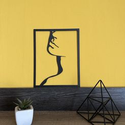 IMG_2135.jpeg STL file Silhouette -2D wall art・3D print model to download