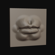 lips.png Archivo STL gratis Características faciales・Diseño de impresora 3D para descargar