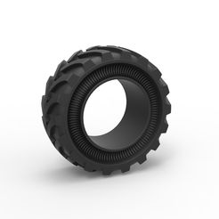 1.jpg 3D file Diecast tractor Cup tire Version 3 Scale 1:25・Model to download and 3D print