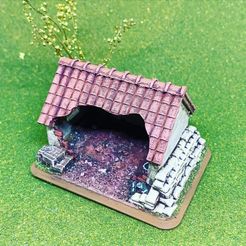 6E4F8DA8-9E99-47A1-83CA-0A0376AC0DD6.jpg Fichier STL Flames of War Marqueur d'objectif - Poste de commandement - Échelle 15mm・Idée pour impression 3D à télécharger