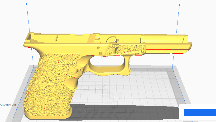 Datei Stl Glock 17 Rahmen Gravierte Blumen・modell Für 3d Druck Zum Herunterladen・cults 1081