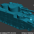 T-39-project-7-front.png T-39 Soviet experimental superheavy tank 1:100