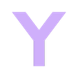 Y.stl Letters and Numbers SQUID GAME | Logo