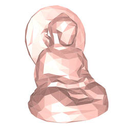 model.png Buddha low poly no.1