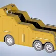 1-4.webp Abschlepper Unterfahrlift Aufbau 1/14 4-Achser Fahrgestell Tow truck