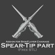 00.png Spear Tip part - Addon for Skin-Flayer Heavy Chainaxe