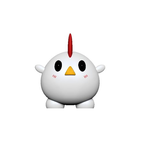 CHICKEN cute minimodel 3D model