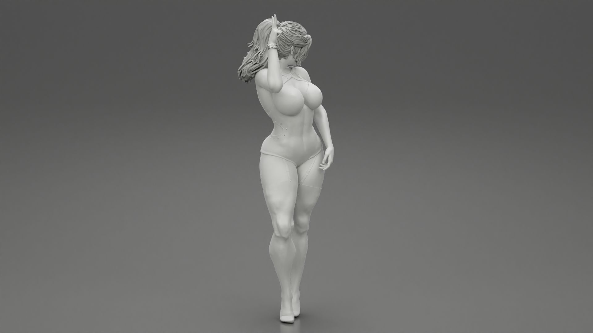 oe Fichier 3D Fille sensuelle en lingerie Modèle d'impression 3D・Modèle imprimable en 3D à télécharger, 3DGeshaft