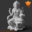 mo-025.jpg Lakshmi - Goddess of Fortune, on a Lotus