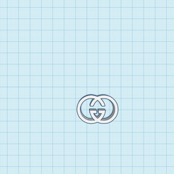 Gucci Logo.png Archivo STL Logotipo Gucci・Design para impresora 3D para descargar
