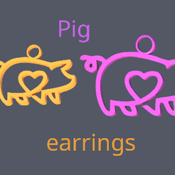 pig-final-5.png Free STL file 🐷 Piggy earrings (2 files!)・3D print model to download
