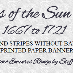Banner.png Free STL file 6mm - Wars of the Sun King - Western Armies - Command Stripes Expansion・3D printing template to download