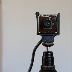 db1d00830b091229822b071738d97c5e_display_large.jpg Free STL file 38mm Webcam Tripod Mount・3D printing idea to download, zx82
