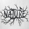 Imagen1-NATURE.png LETTERS NATURE WALL ART 2D DECORATION