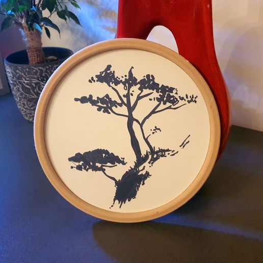 TREES ON THE HILL - ARBRE SUR LA COLLINE 3D model