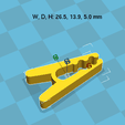 Capture d’écran 2017-11-13 à 10.40.21.png Fichier STL gratuit Pince filament / Clip filament universel・Plan pour impression 3D à télécharger