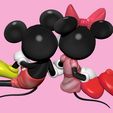 14.jpg Mickey and Minnie mouse for 3d print STL