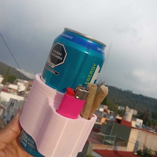 beer cigarette and lighter holder 🚬 cigarette holder, smoke cigar・ STL File for ・Cults