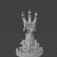 3.png Dragon Arm Gamepad Holder STL | Fantasy Claw Controller Stand