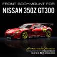 Nissan-350Z-GT300.jpg Mini-Z Body Mount for Nissan 350Z GT300