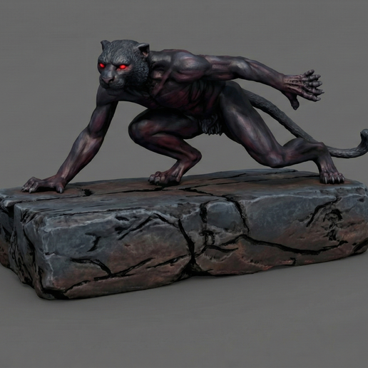 Ose Goetia Demon STL Statue